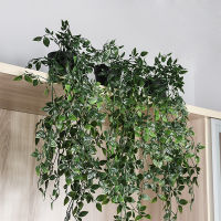 &amp;gt;&amp;gt; Artificial Plastic Hanging Plants Wall Vines Leaves nch Outdoor Garden Home Decor Living Room Arrangement Fake Flo. Ratherton ！