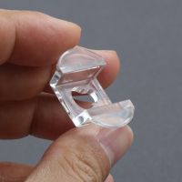 20PCS Transparent Acrylic Picture Frame Hooks Gourd Buckle Hanger 30mm/1.2Inch Clear Wall Mount Photo Hanging Clip Home Gallery