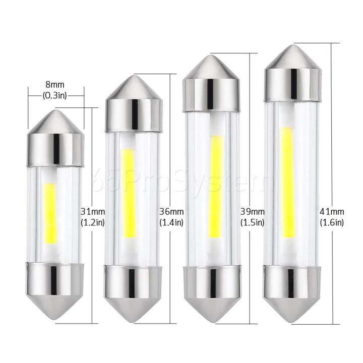 65infinite-แพ๊คคู่-cob-c5w-36mm-2x-cob-led-c5w-ขนาด-36mm-ไฟโดม-ไฟอ่านหนังสือ-ไฟห้องโดยสาร-ไฟหัวเก๋ง-ไฟส่องป้ายทะเบียน-กระจายแสง-360องศา-canbus-3w-220lm-super-bright-สี-ขาว-white