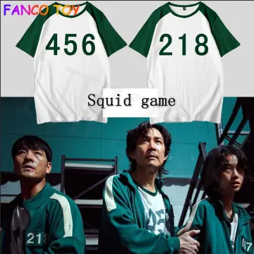 Squid Game Korean Series Seong Gi-hun Player 456 Uniform Cosplay