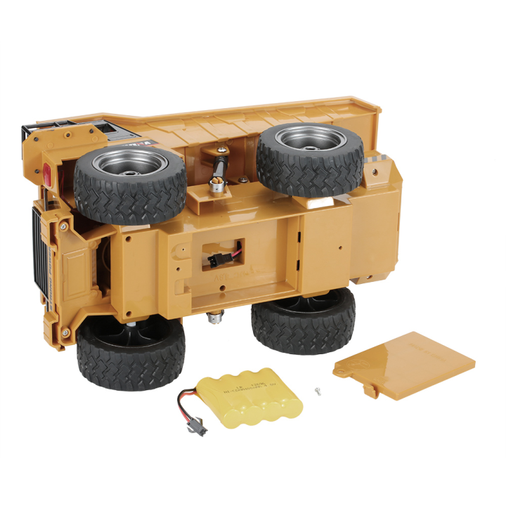 huina-toys-1540-dump-truck-scale-1-18-รถตักดินบังคับวิทยุไร้สายสามารถหมุนได้ถึง360องศาใช้งานได้เหมือนกับรถจริง