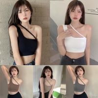 COD SDGYTRUYRT Women Off Shoulder Sleeveless Tube Top With Bra Casual Padded Slim Fit Vest Tank Tops