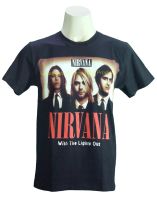 เสื้อวง NIRVANA ร็อคในตำนาน อมตะ เนอร์วานา ไซส์ยุโรป PTB512