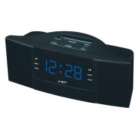 ∋ Alarm Clock Exquisite Dual Band Alarm Sleep Clock Am/fm Radio with Led Display Home Decoration Kitchen Timer Baking Supplies