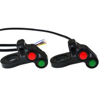 、‘】【； Motorcycle Handlebar Switch Electric Bike Scooter Horn Turn Signals On/Off Button Light Switch