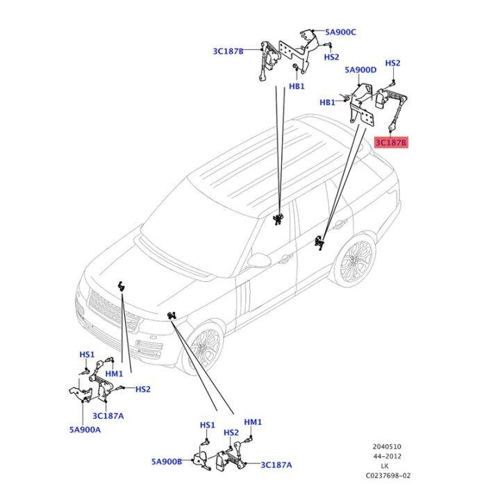 Suspension Height Level Sensor For Land Rover Range Rover Discovery