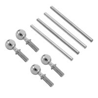 8Pcs Pivot Ball and Hinge Pin 4X67.5mm ARAC5032 for ARRMA 6S 1/7 Limitless Infraction 1/8 Typhon RC Car Parts,Silver