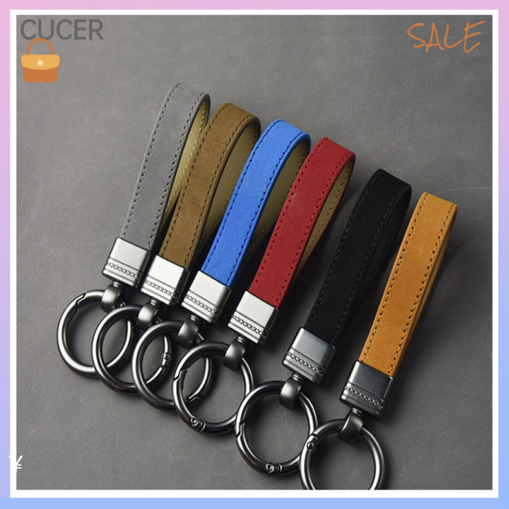 Leather Car Keychain,universal Key Fob Keychain Leather Key Chain