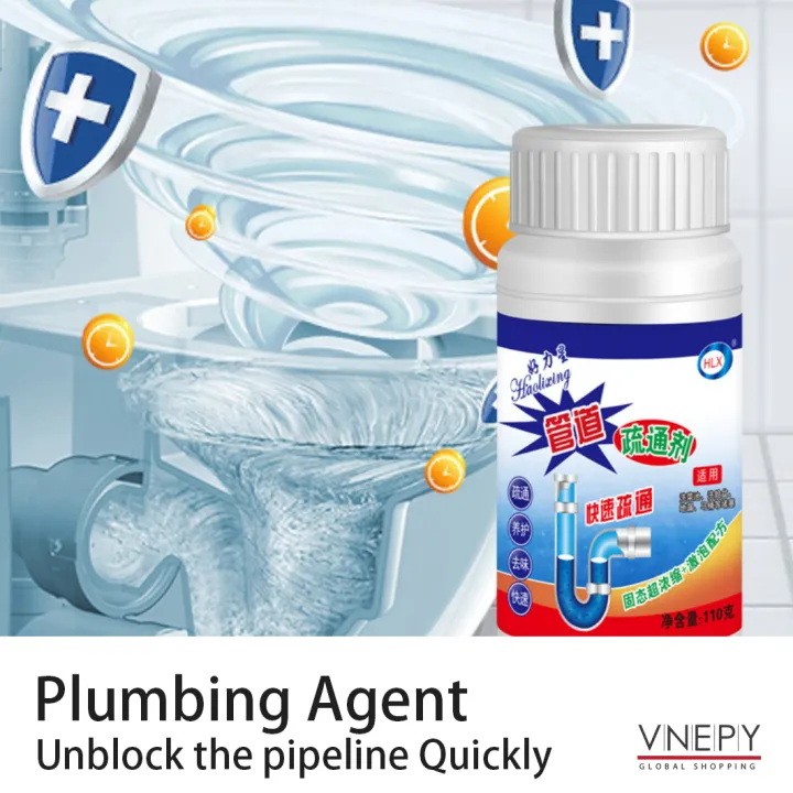 【Vnepy】Powerful Plumbing Agent Toilet Jam Dredge Powder Pipe Cleaner