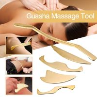 Brass 5 Types Therapy Muscle Massage Guasha Board Body Relaxation Deep Tissue Recovery Blood Circulation Health Care