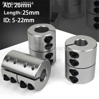 CNC Shaft Coupling Rigid Clamping Jaw Coupling High TEMP 300°C Bore 4/5/6 / 6.35 / 7/8/10 mm Motor shaft Joint Connector Motor