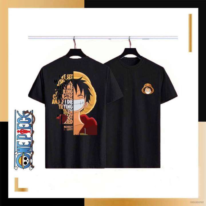 เสื้อยืดแขนสั้นลําลอง-ทรงหลวม-พิมพ์ลายอนิเมะวันพีช-ellen-luffy-พลัสไซซ์