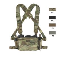 【YF】 KRYDEX-Tactical D3CR Peito Rig Vest 5.56 7.62 Rifle 9mm Pistol Magazine para Duty