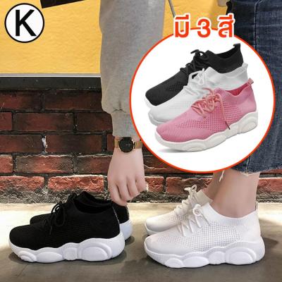 K&K รองเท้า รองเท้าผ้าใบ รองเท้าทรงสลิปออน รองเท้าแฟชั่น รองเท้าผู้หญิง รองเท้าผ้าใบผู้หญิง No.A111