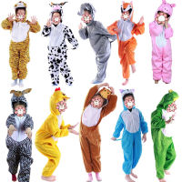 Cartoon Children Kids Animal Costume Clothing Dinosaur Tiger Elephant Animals for Boy Girl Cosplay Halloween Carnival Birthday