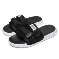 2021Mens Slippers EVA Men Shoes Women Couple Flip Flops Soft Black and White Casual Summer Male Sandle Big Size 35-46 High Quality