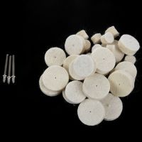 33Pcs Soft Felt Polishing Buffing Wheel Mixed Accessory for Rotary Tool