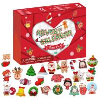 Advent Calendar 2023 Countdown Calendar with Cute Pin Surprise Christmas Advent Gifts for Kids Friends Learn to Wait Educational Toy excellently