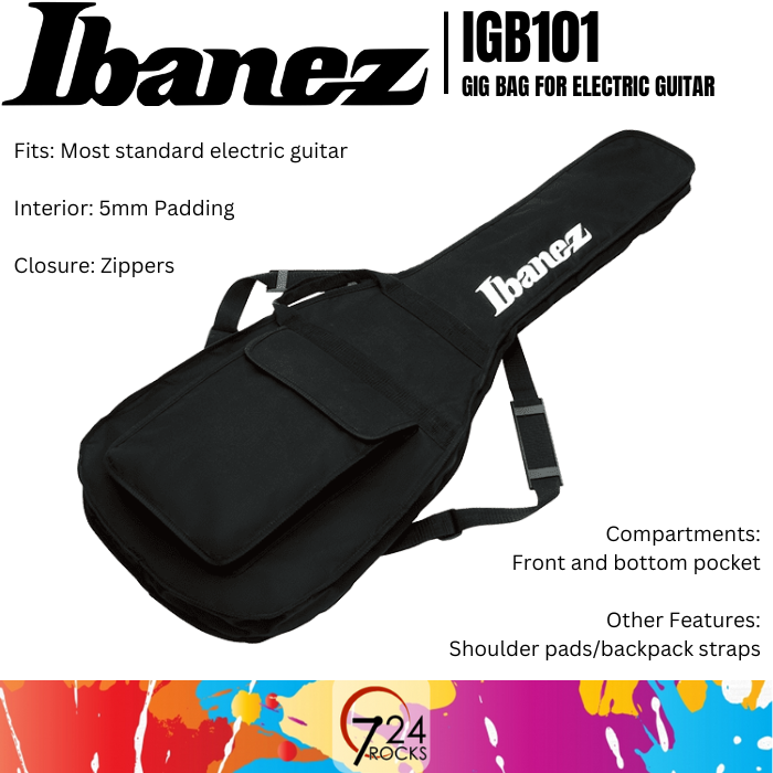 Ibanez Guitar Ibanez IGB101 Electric Guitar Bag Ibanez Guitar Bag