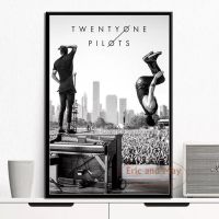 ▪▽► โปสเตอร์ภาพวาดผ้าใบ รูปนักร้องร็อค Twenty One Pilots สไตล์นอร์ดิก สําหรับตกแต่งผนังห้อง