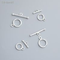 ? ของขวัญ DIY ของขวัญเครื่องประดับ S925 pure silver connection button clasp OT DIY handmade necklace bracelet buckle ornaments material accessories wholesale