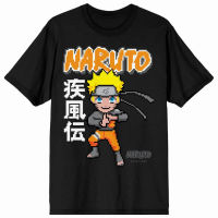 2023New Naruto - 8-Bit Naruto T-Shirt เสื้อผ้าคู่รักชายหญิง