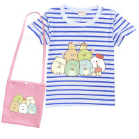 Sumikkogurashi เสื้อยืดสำหรับเด็กผู้หญิงและผู้ชาย,เสื้อผ้าเด็กสไตล์เกาหลีเสื้อยืดเด็กเสื้อผ้าลำลองสำหรับฤดูร้อนปี2021