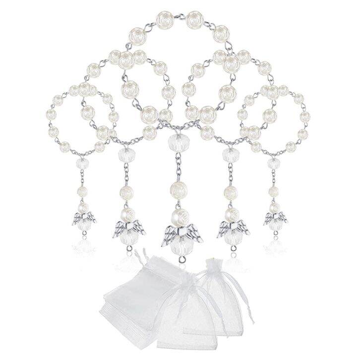 60-pcs-baptism-acrylic-rosary-beads-mini-rosaries-angel-with-organza-bags-for-the-first-communion-baptism-party-favors