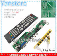 ยิ่งไปกว่านั้นยังมี T.HD8503.03C Universal LCD TV Driver Board TV/AV/VGA/HDMI/USB Media + คราวที่ 7Key ภาษาสำหรับนักท่องเที่ยว 5 ของขวัญเกม OSD ลดราคา