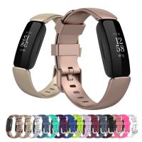 {zhiyun Watchshop} S/l ขนาดซิลิโคนอ่อนนุ่มที่มีความปลอดภัยปรับวงสำหรับ Fitbit Inspire 2วงสายรัดข้อมือสายรัดข้อมือสร้อยข้อมือนาฬิกาเปลี่ยนสายรัดข้อมือ