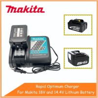 Makita Original  DC18RC Battery Charger Makita 3A 6A 14.4V 18V Bl1830 Bl1430 BL1860 BL1890 Tool PowerCharger Usb 18VRC Wireless Earbuds Accessories