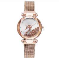 นาฬิกา แฟชั่นสุภาพสตรี  Swan Magnetic Women Watch 2020  แถมกำไลข้อมือ  2 ชิ้น