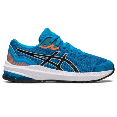 ASICS :  GT-1000 11 GS KIDS RUNNING  รองเท้าวิ่ง เด็ก ของแท้  ISLAND BLUE/BLACK