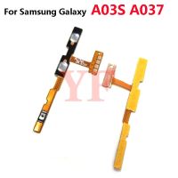 ปุ่มปรับระดับเสียงดั้งเดิมสำหรับ A03S Samsung Galaxy A037 A03F ปุ่มปรับระดับเสียงสายเคเบิลงอได้ริบบิ้นกุญแจเปิดปิด