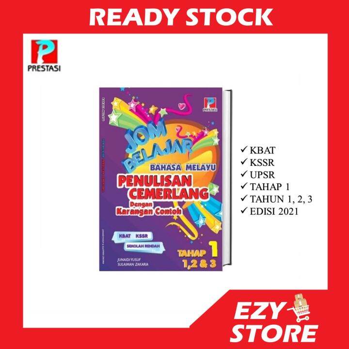 EZYSTORE Buku Rujukan Jom Belajar Bahasa Melayu Penulisan Cemerlang ...