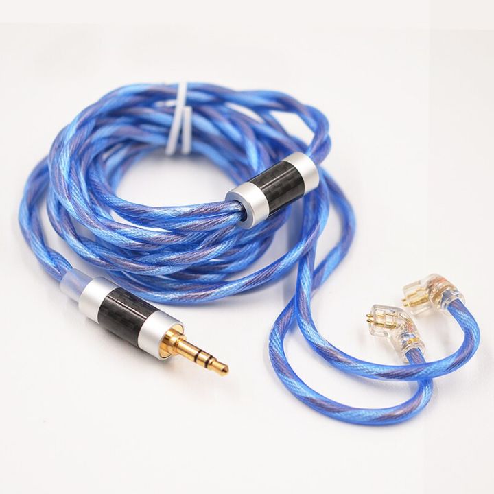 KZ Headsets Cable OCC Silver Plated Upgrade Cable Earphones Cable For ...