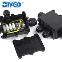 ☜◈ IP66 Outdoor Waterproof Junction Box With Terminal Connector 2/3/4/5/6 Way 5-9mm Cable Connection Protection Accessories DIY GO