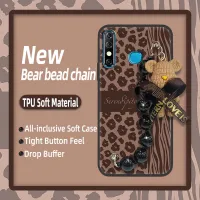 Liquid silicone shell Anti-fall Phone Case For Infinix X650B/HOT8/8Lite/Spark4/KC8/CC7/Camon12 Little Bear Bracelet