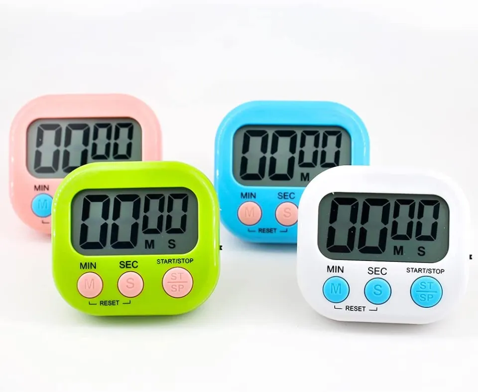 Digital Kitchen Timer, Cooking Timer, Strong Magnet Back, For Cooking Baking  Sports Games Office Student (Battery