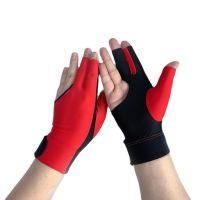 Non-slip Billiards Glove High-end Single Breathable Billiards Pool Glove Red Black Left Hand Billiards Glove Billiards Supplies