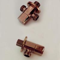 【CC】 rose angle valve copper gold plated triangle general bathroom water stop toilet AG99