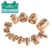 Brass Pipe Hex Nipple Fitting Coupler Connector Quick Adapter 1/8" 1/4" 3/8" 1/2" 3/4" 1" BSP Male Thread Water Oil Gas Fuel Valves