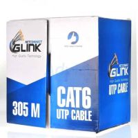 สายแลนCat6 ภายใน INDOOR UTP LAN CABLE CAT6 100เมตร GLink