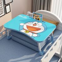 ▧ Bed desk computer desk students study table to eat small table dormitory bedroom folding table lazy notebook