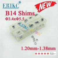 ERIKC 50ชิ้น B14ปรับ Shim รางคอมมอนเรลปะเก็นปะเก็นปะเก็น B14ขนาด B14: 1.20มม -- 1.38มม