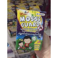 ถูกมาก***Mossi Guard แผ่นแปะกันยุง (30 ซอง/กล่อง) จากธรรมชาติปลอดภัย ไม่มีสารเคมี **ใช้กับเด็กได้**