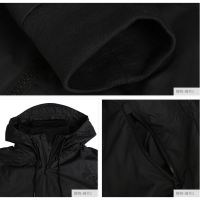 Ready Stock Men ashion Hooded Zipper Jacket Coat Uni Windbreaker Sportswear