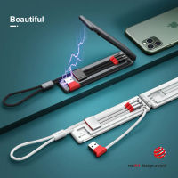 OATSBASF 3 In 1สาย USB Type C สายเคเบิ้ลสำหรับ 11 12 Pro Max Xiaomi Realme ซัมซุง Micro USB สายฟ้าเคเบิ้ลชาร์จศัพท์