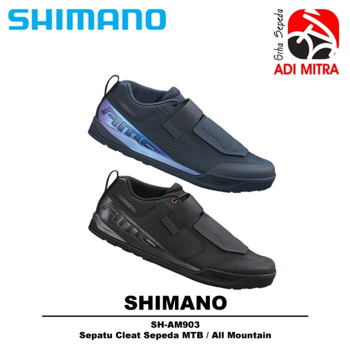 Shimano SH-AM903 Sepatu Cleat Sepeda MTB / All Mountain | Lazada Indonesia