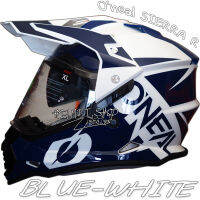 Oneal SIERRA R BLUE-WHITE แว่น 2 ชั้น นวมถอดซักได้